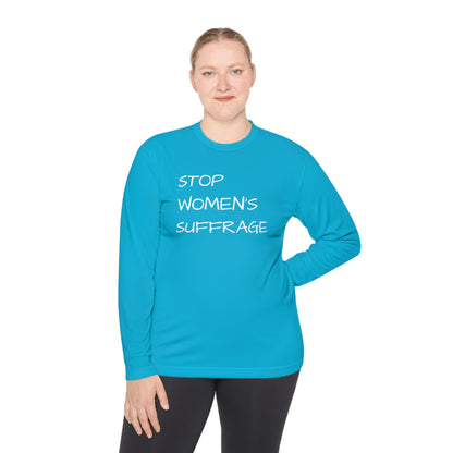 "End Women's Suffrage" Unisex Lightweight Long Sleeve Tee