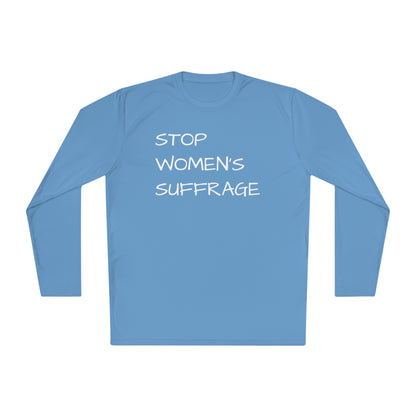 "End Women's Suffrage" Unisex Lightweight Long Sleeve Tee