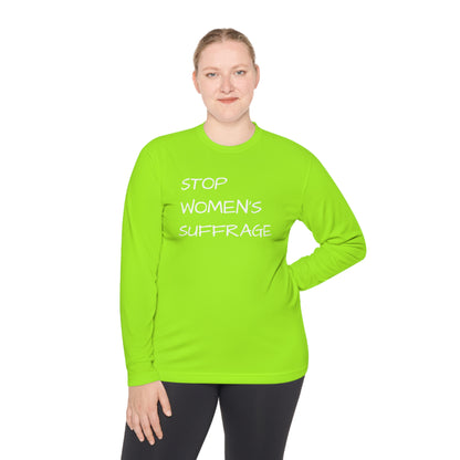 "End Women's Suffrage" Unisex Lightweight Long Sleeve Tee