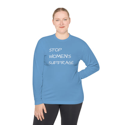 "End Women's Suffrage" Unisex Lightweight Long Sleeve Tee