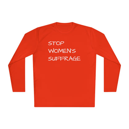 "End Women's Suffrage" Unisex Lightweight Long Sleeve Tee