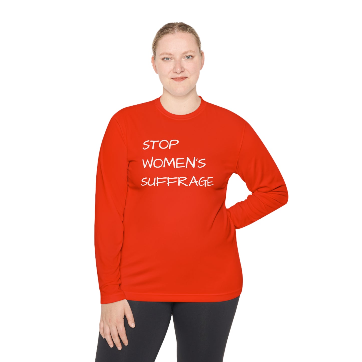 "End Women's Suffrage" Unisex Lightweight Long Sleeve Tee