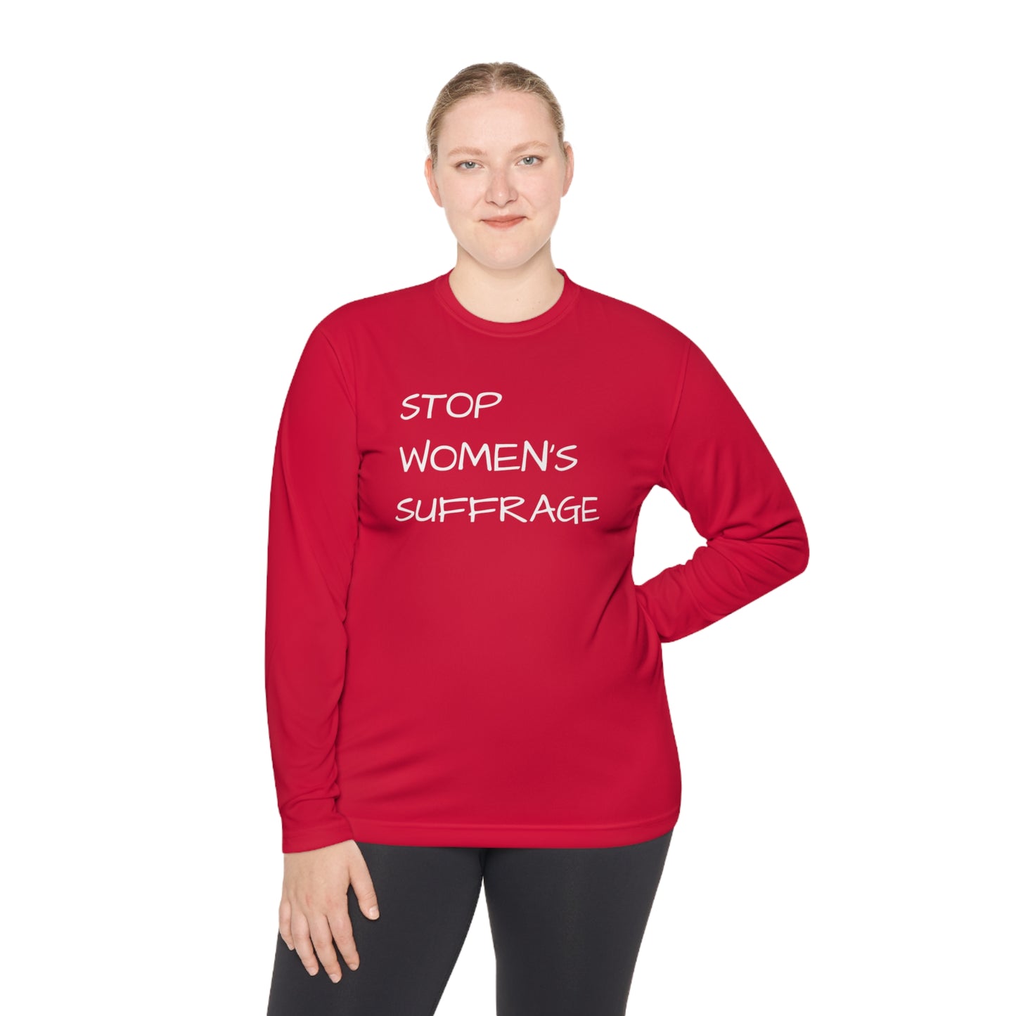 "End Women's Suffrage" Unisex Lightweight Long Sleeve Tee