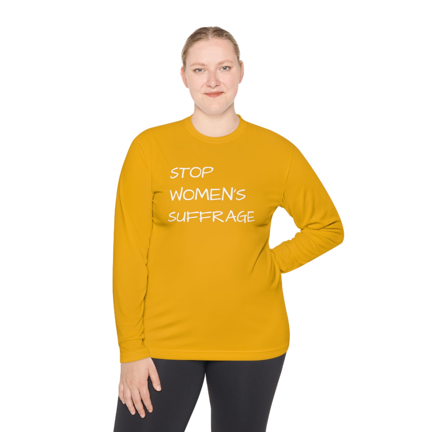 "End Women's Suffrage" Unisex Lightweight Long Sleeve Tee