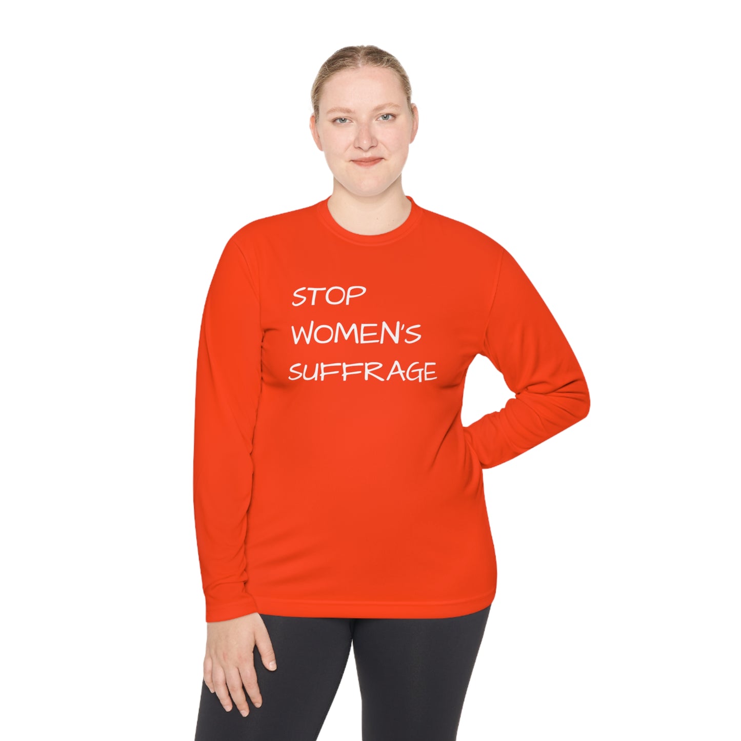 "End Women's Suffrage" Unisex Lightweight Long Sleeve Tee