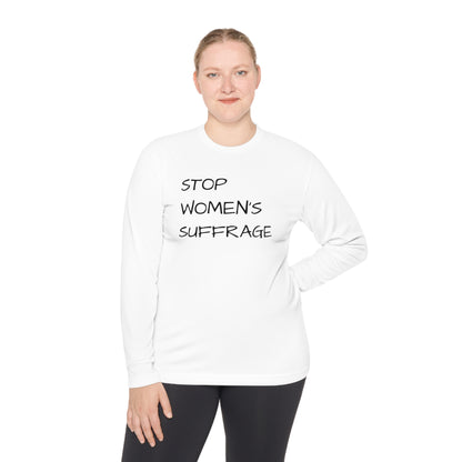 "End Women's Suffrage" Unisex Lightweight Long Sleeve Tee