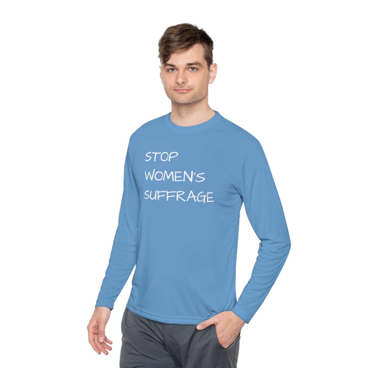 "End Women's Suffrage" Unisex Lightweight Long Sleeve Tee