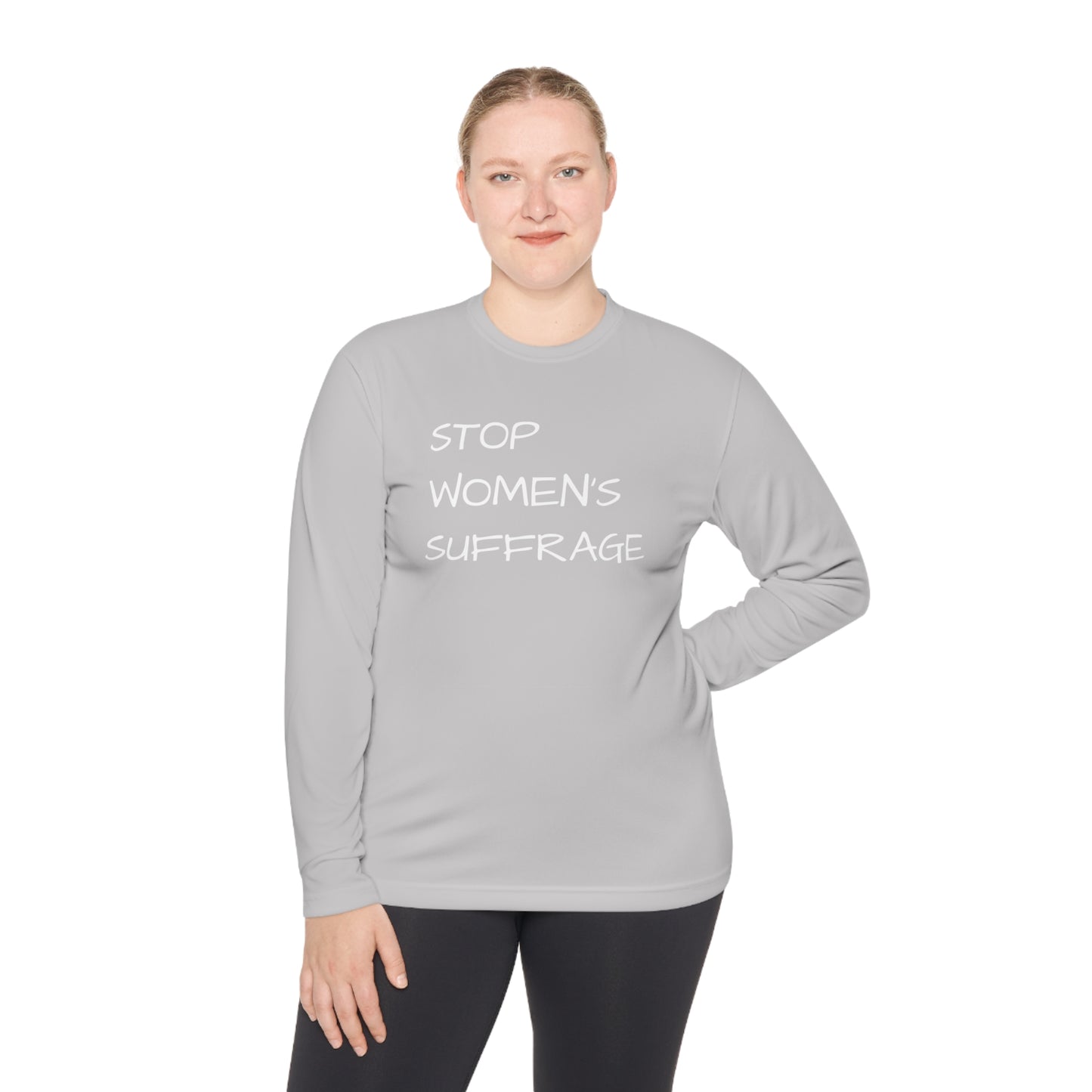 "End Women's Suffrage" Unisex Lightweight Long Sleeve Tee