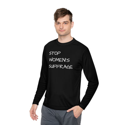 "End Women's Suffrage" Unisex Lightweight Long Sleeve Tee